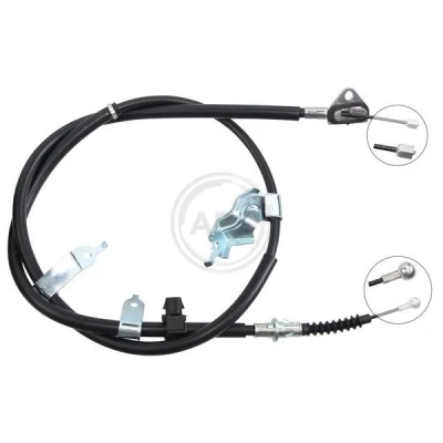 Imagen de A.B.S. K18966 Cable de Freno Mano 1620 para dirección izquierda/derecha TOYOTA: Yaris II Hatchback