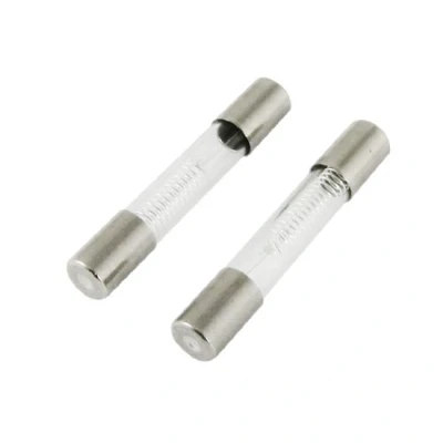 Imagen de sourcing map Horno de microondas 2 piezas 0.8A 5KV 6 mm X 40 Tubos fusible alto voltaje Tipo lento