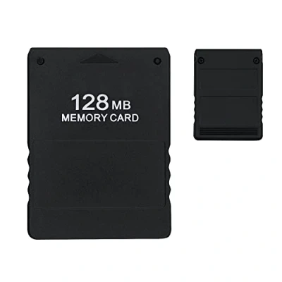 Imagen de Tolesum Tarjeta de Memoria para Juegos 128MB la Consola PS2/ PS2 Slim Almacenamiento Alta Velocidad