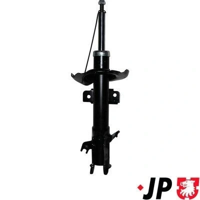 Imagen de JP GROUP 3842100770 amortiguador Eje delantero, izquierda Presión de gas Bitubular Columna Espiga arriba MAZDA: 2 Hatchback