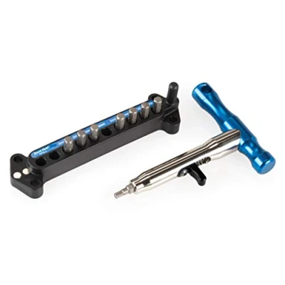 Imagen de Park Tool, Talla única QTH 1 Juego de Destornilladores Brocas Cambio rápido, Azul/Plateado