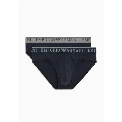 Imagen de Emporio Armani 2ER PACK Endurance LOGO Braguitas, Hombre, Talla: Medium, Marine