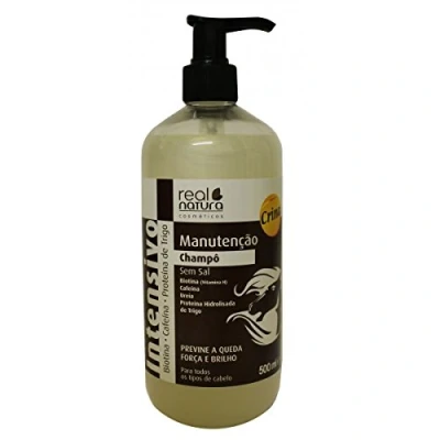 Imagen de Real Natura Champô Sin Sal Pro Vitamina Bomba Fortalecimiento Capilar Hidratación Intensa Con B5 Fragancia Refrescante 500 ml