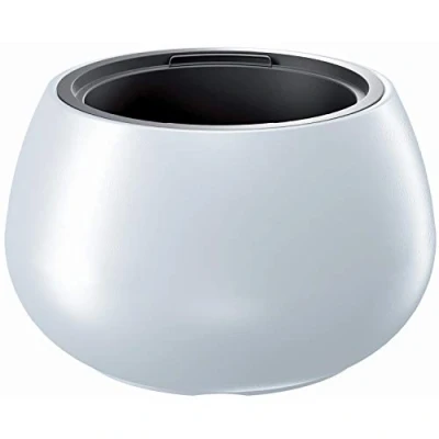 Imagen de Maceta HEOS 18L., Con depósito, dimensiones (mm) 370x370x230, color Blanco