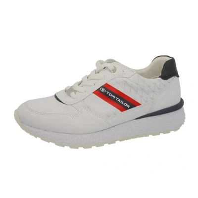 Imagen de TOM TAILOR 5398007, Zapatillas Mujer, Blanco Azul Marino, 38 EU