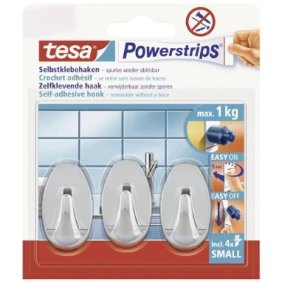 Imagen de tesa Powerstrips Hooks Small OVAL