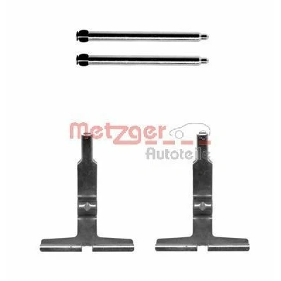 Imagen de METZGER 109 1661 Kit de accesorios, pastillas frenos MERCEDES BENZ: Clase C Berlina, CLK Coupé, Coupé