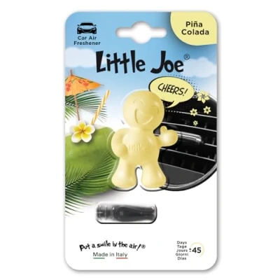 Imagen de Little Joe OK Mini blíster +/ 45 días de aroma fresco en el coche/Fresh Air in the Car/parfum Frais dans la voiture/profumo macchina (amarillo/Pina Colada)