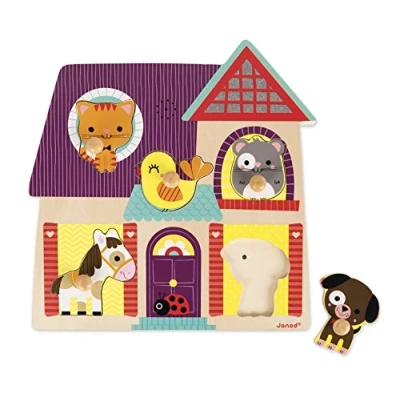 Imagen de Puzzle Encajable Musical Amiguitos Animales
