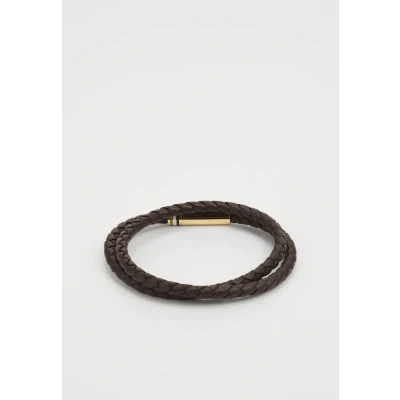 Imagen de BOSS ARES Pulsera brown/goldcoloured, Hombre, Talla: One Size, Brown/gold coloured