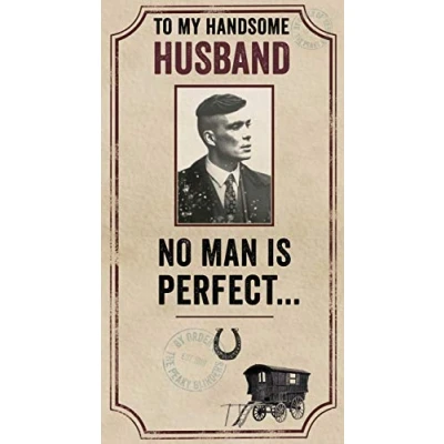 Imagen de Peaky Blinders tarjeta de cumpleaños, feliz 9 x 5 pulgadas