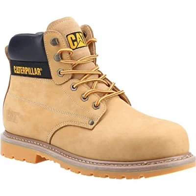 Imagen de CAT Caterpillar Zapatos Altos de Seguridad S3 POWE, Multiblanco brillante, 41 EU