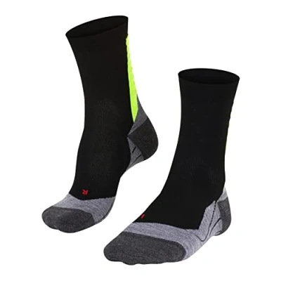 Imagen de FALKE Achilles M SO lyocell hilo funcional protege el tendón de aquiles 1 par, Calcetines para correr Hombre, Negro (Black 3001), 39 41