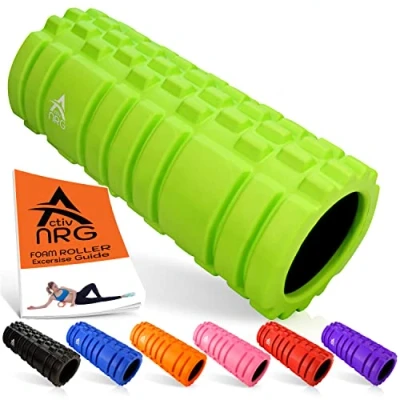 Imagen de ActivNRG Rodillo de espuma para tejido profundo, masaje muscular, punto gatillo y terapia muscular (Verde)