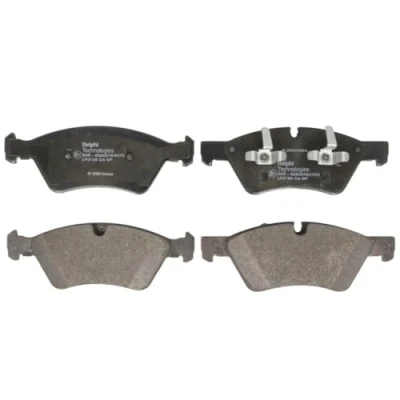 Imagen de DELPHI LP2125 Juego de pastillas freno preparado para indicador desgaste Chapa antichirridos sin accesorios MERCEDES BENZ: Clase ML, R, GL