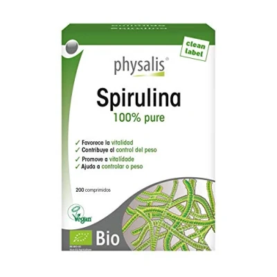 Imagen de Physalis Spirulina 200 comprimidos Bio