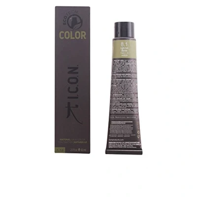Imagen de Icon Ecotech Natural Color 8.1 Light Ash Blonde Tinte 60 ml