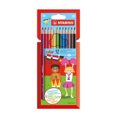 Imagen de STABILO, Lápiz de color STABILO color, Estuche con 12 colores