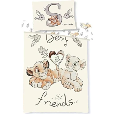 Imagen de Disney Juego de ropa cama infantil con diseño El rey León «Friends»