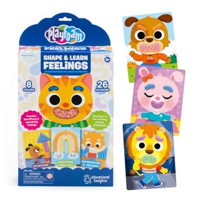 Imagen de Learning Resources Playfoam Da Forma y aprende sobre Sentimientos, 3+, 26 Actividades, Juguete de emociones para niños, Juego sensorial, Aprendizaje Social Emocional