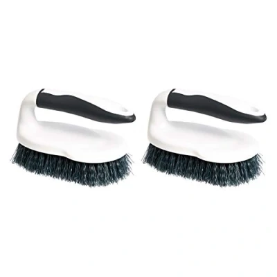 Imagen de Amazon Basics Cepillo multiuso, 2 unidades, Blanco (Antes éramos AmazonCommercial)