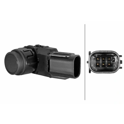 Imagen de HELLA 6PX 358 269 331 Sensores de Aparcamiento Atrás izquierda, derecha Sensor ultrasonido
