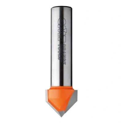 Imagen de CMT ORANGE TOOLS 915.380.11 Fresa para ranuras en v (90) hw s 8 d 38x19x63.5 dx, Grigio/Arancio