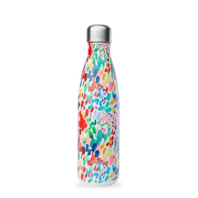 Imagen de Qwetch Botella Isotérmica Originals Arty 500ml Nómada de Acero Inoxidable 24h Frío y 12h Caliente Impermeable, Libre BPA Reutilizable