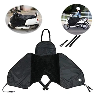 Imagen de Cubrepiernas Moto Scooter Universal, Cubre Piernas para Motos, Manta Impermeable Oxford 420D con Banda Elástica, A Prueba De Viento Fundas Instalación Fácil