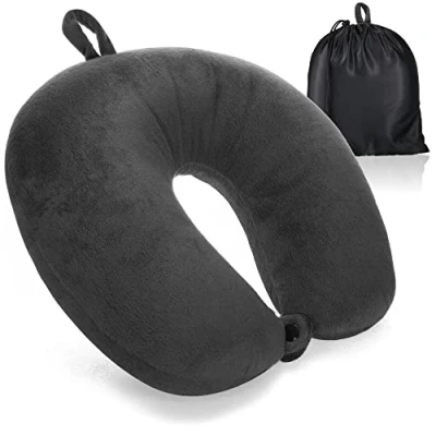 Imagen de com four® Almohada para el Cuello con Espuma visco elástica cojín Adultos