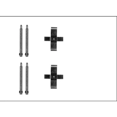 Imagen de Kit d&#039;accessoires, plaquette de frein à disque TEXTAR 82540800