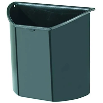 Imagen de Exacompta Modern&#039;line Compartimiento semi circular para papelera, 2.5 l, color gris