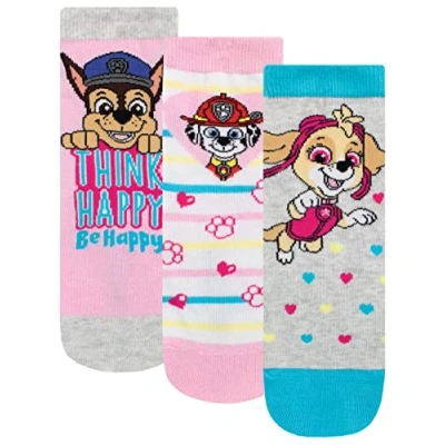 Imagen de La Patrulla Canina Calcetines Paquete de 3 para Niñas Multicolor 24 26