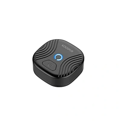 Imagen de Coollang Rastreador de sensor raqueta tenis, analizador detección movimiento con Bluetooth 4.0, compatible teléfonos inteligentes Android e iOS (color negro)