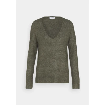 Imagen de JDY Jdyelanora L/S Vneck NOOS Jersey de punto, Mujer, Talla: Medium, Kalamata melange