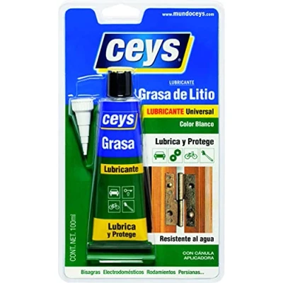Imagen de Ceys Grasa de litio blanca Lubricante universal Lubrica y progete Resistente al agua 100ML
