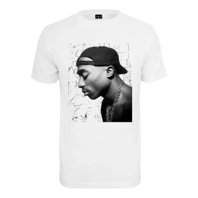 Imagen de Camiseta Mister Tee tupac cracked backround