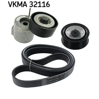 Imagen de SKF VKMA 32116 Juego de correas trapeciales poli V ALFA ROMEO: Giulietta Hatchback, FIAT: BRAVO 2