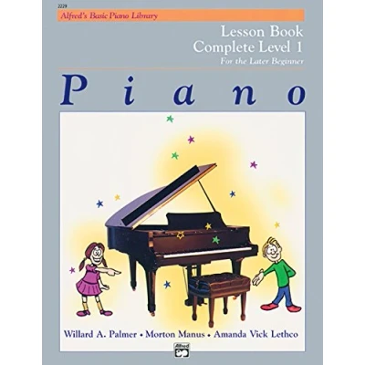 Imagen de Alfred&#039;s Basic Piano Library Lesson 1 Complete: For the Late Beginner