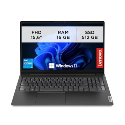 Imagen de Lenovo Notebook V15 G4 IRU 15.6&quot; i5 13420H 3.4GHz RAM 16GB SSD 512GB NVMe Win 11 Prof Black (83A100A6IX) Marca