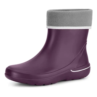 Imagen de Ladeheid Botas de Agua Termicas en EVA Mujer LA CA 08 (Morado, 36/37 EU)