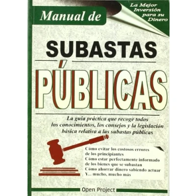 Imagen de Manual De Subastas Publicas