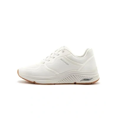 Imagen de Skechers Arch FIT S Miles, Zapatillas Mujer, White Duraleather/Hot Melt Trim, 35 EU