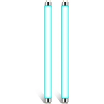 Imagen de CLAR Tubos Fluorescentes UV, Bombilla Antimosquitos, Luz Antimosquitos Exterior, Lamparas Lampara de Ultravioleta, 33,1 x 2,6 cm (10 Watts T8, Pack 2)
