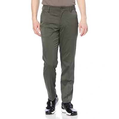 Imagen de Amazon Essentials Pantalón de Golf Elástico Ajuste Recto Hombre, Verde Oliva, 30W / 30L