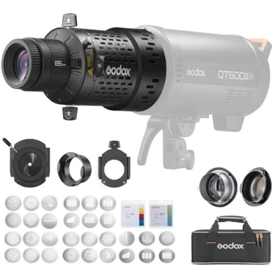 Imagen de GODOX BFP Proyector de luz estroboscópica para DP400IIIV DP600IIIV QT400III QT600III SK400II SK400IIV MS300 AD600Pro y montaje AD300Pro (BFP KIT2)