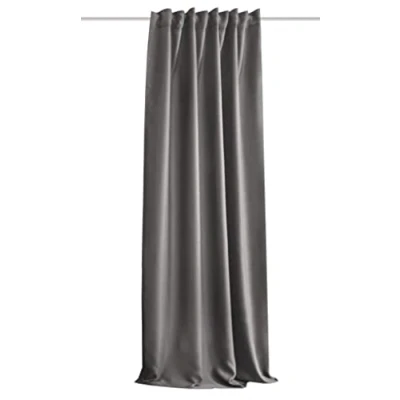 Imagen de HOMEbasics Cortina acústica Uni ACUSTICO Protección contra Ruido, Calor, frío y Corrientes de Aire + oscurecimiento Gris 245 x 135 cm