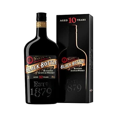 Imagen de Black Bottle 10 Years Old Blended Scotch Whisky 40% Vol. 0,7l in Giftbox