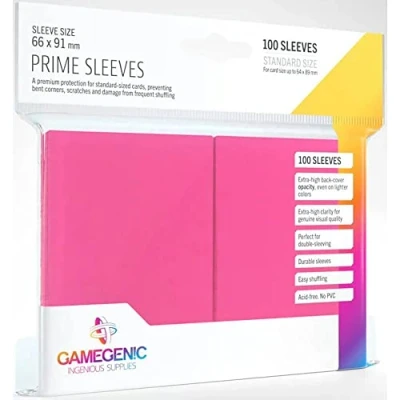 Imagen de Gamegenic GGS11024ML Prime Sleeves (100 Pack), Pink
