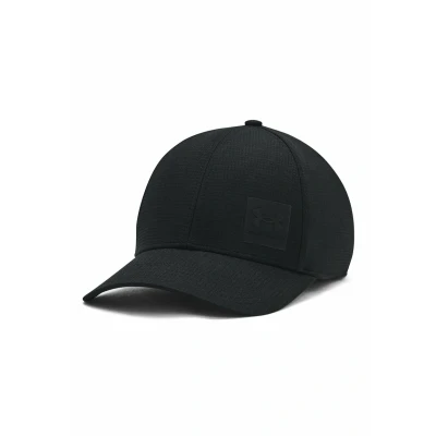 Imagen de Under Armour M Iso chill Armourvent STR gorra de béisbol para hombre, deportiva transpirable con visera, color negro/negro